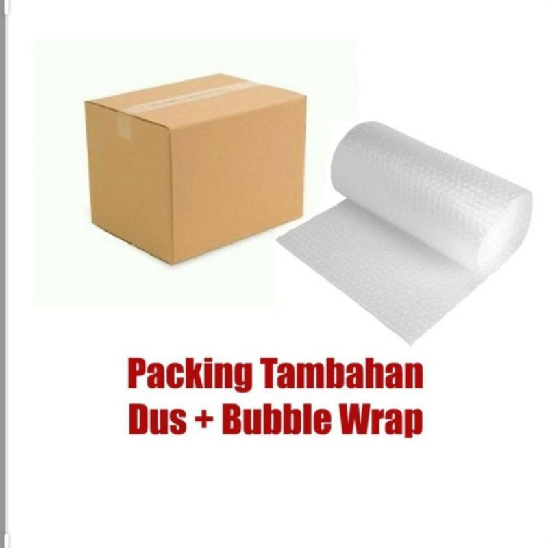 

Packing Tambahan Dus + Bubble Warp Extra