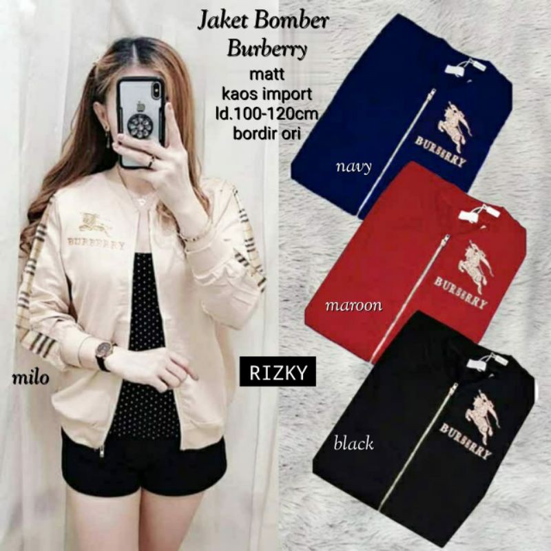 Jaket wanita import bomber Terlaris+Terbaru