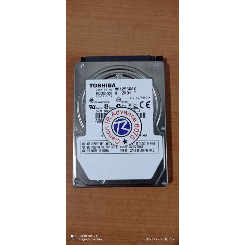 hardisk fotocopy canon IRA