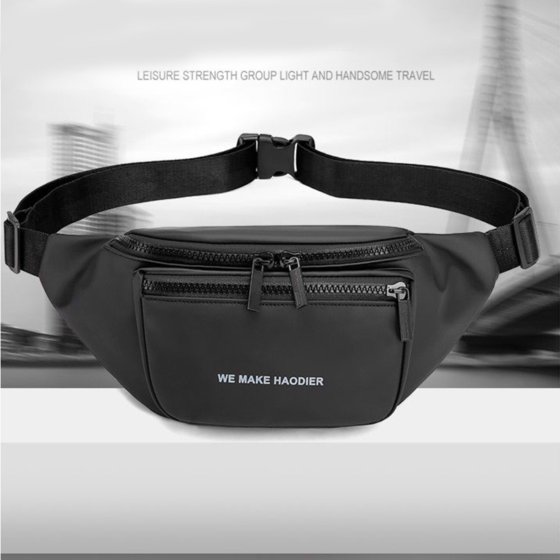 Tas Selempang Pria Waterproof Tas Pinggang Pria Import Original Waistbag Casual Tas Dada Cowok Dewasa