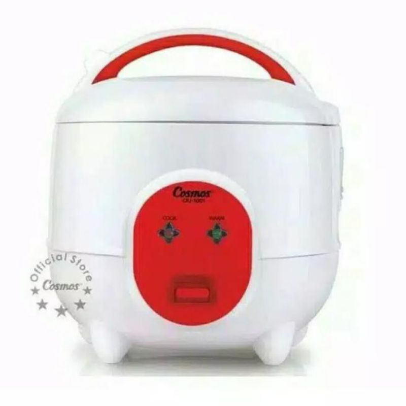 Cosmos Rice Cooker Mini 0,6 Liter 3 in 1 CRJ1001N 300 Watt