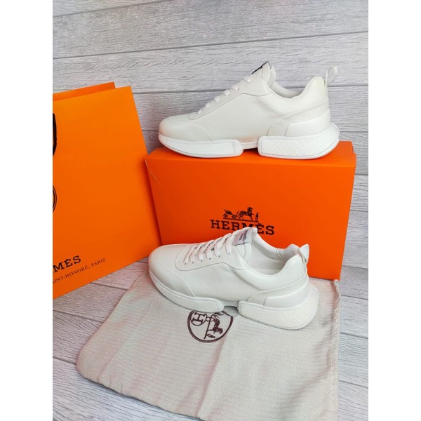 Sepatu sneakers H White mirror quality sepatu Pria