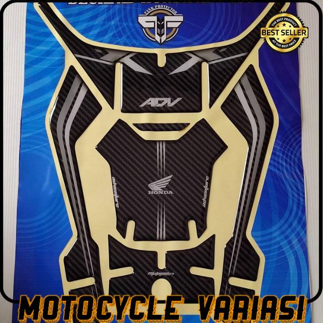 Sticker Stiker Timbul Resin Deck Pad Tankpad Honda ADV 150