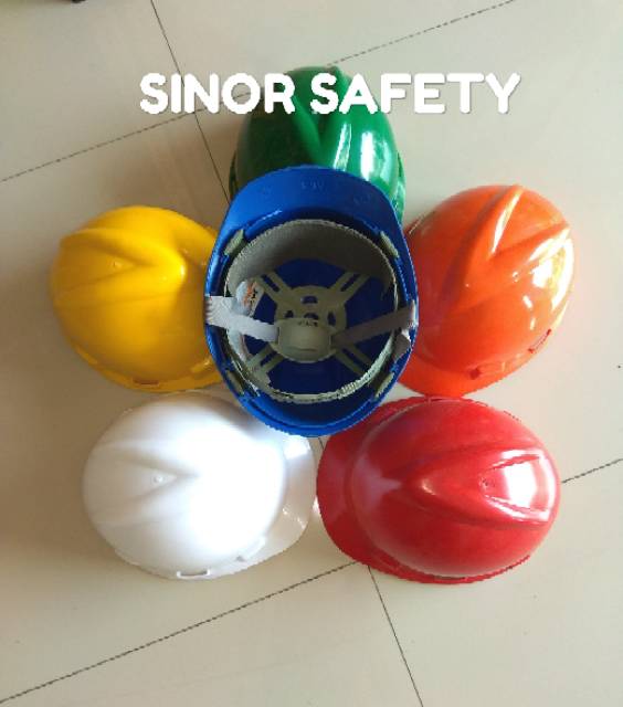 Paket Safety Proyek Full Set Helm Asa Plus Rompi Safety Polyester 2 Scotlite Warna Bisa Riquest