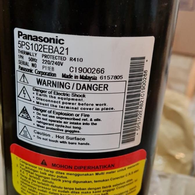 Kompresor / Compressor Ac Panasonic 1Pk Freon R410