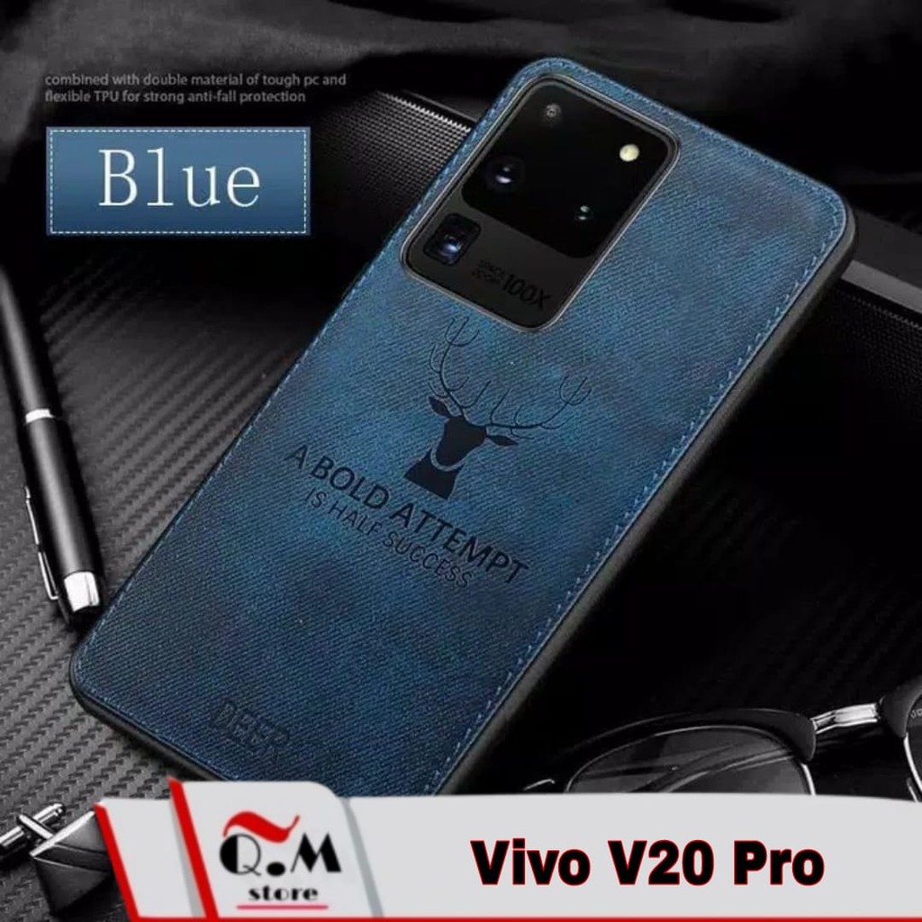 PROMO Case Deer Vivo V20 / Vivo V20 Pro Soft Case  TPU High Quality Casing Deer Bermotif Rusa Jens