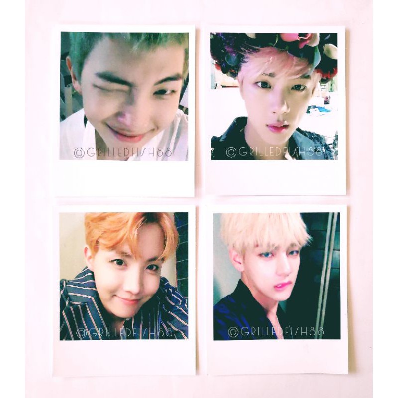 [CEK VARIASI] BTS Wings Official Polaroid Photocard | RM JIN J-HOPE V TAEHYUNG