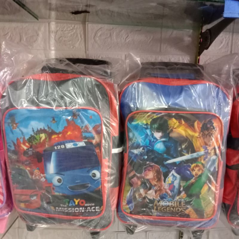 TAS RODA ANAK SD LAKI LAKI/TAS TROLY