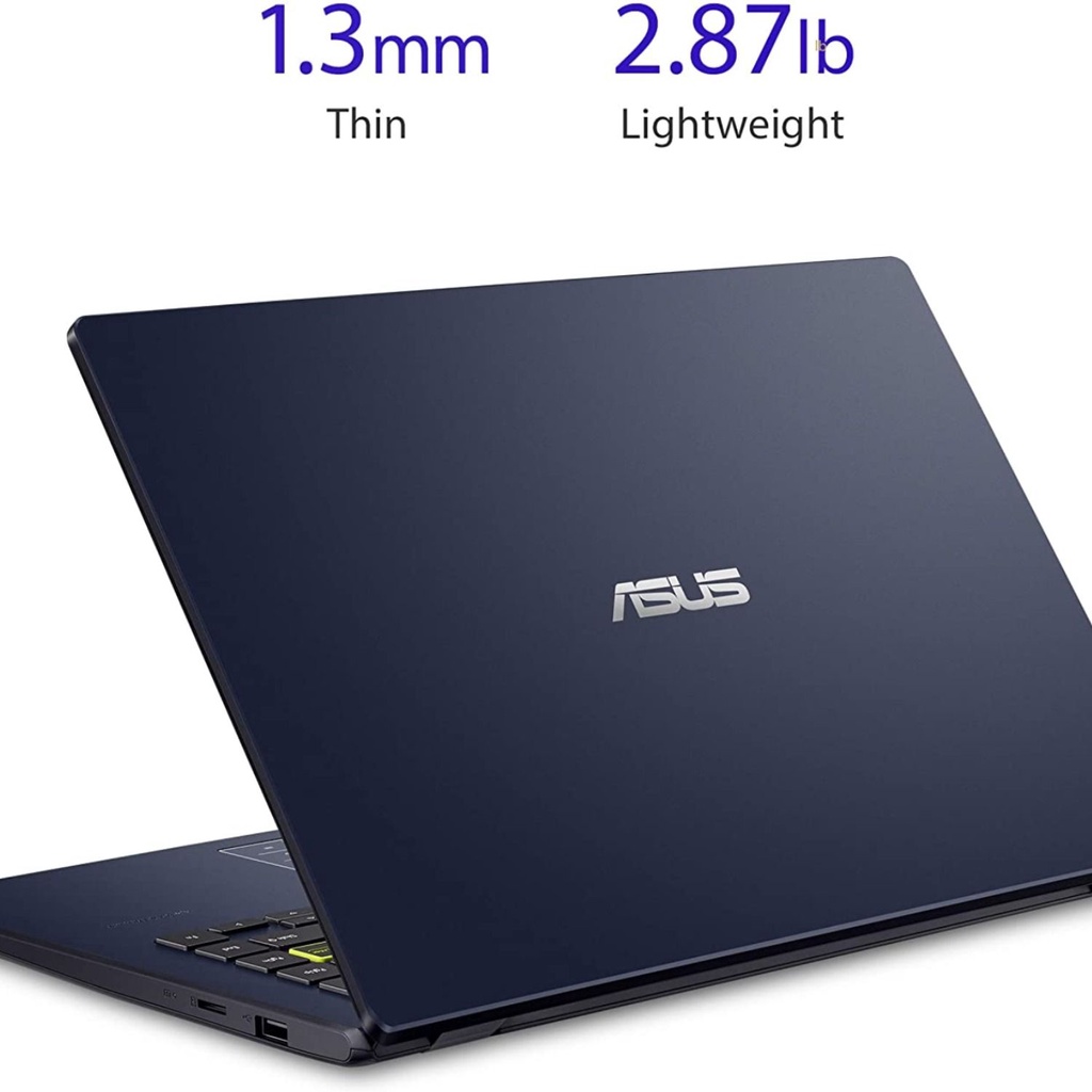 Laptop Asus Vivobook E410MA Intel N4020 4GB 256GB SSD W10+OFF365 14.0FHD-L140 128GB 14in FHD