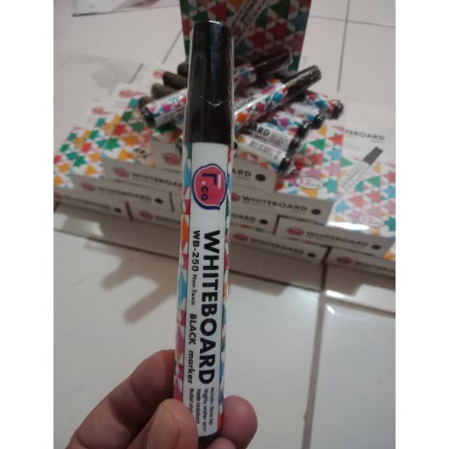 

Spidol Wipeclean/Whiteboard FCO, tinta non toxic dan bisa diisi ulang