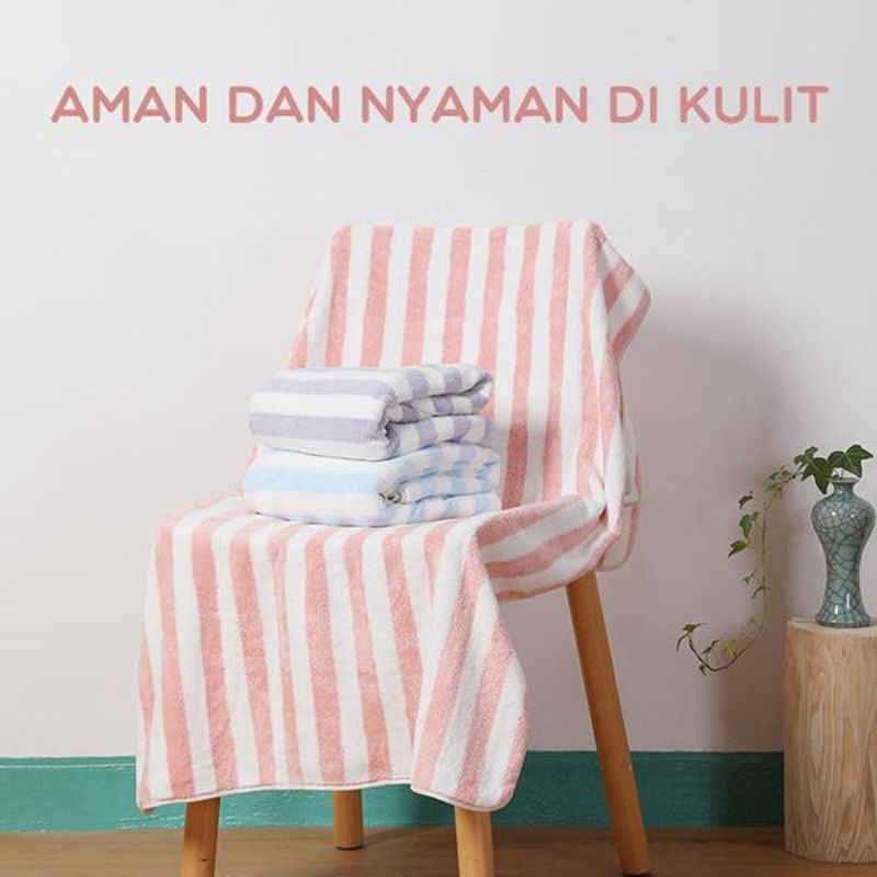 Samono Handuk Mandi Microfiber Daya Serap Tinggi