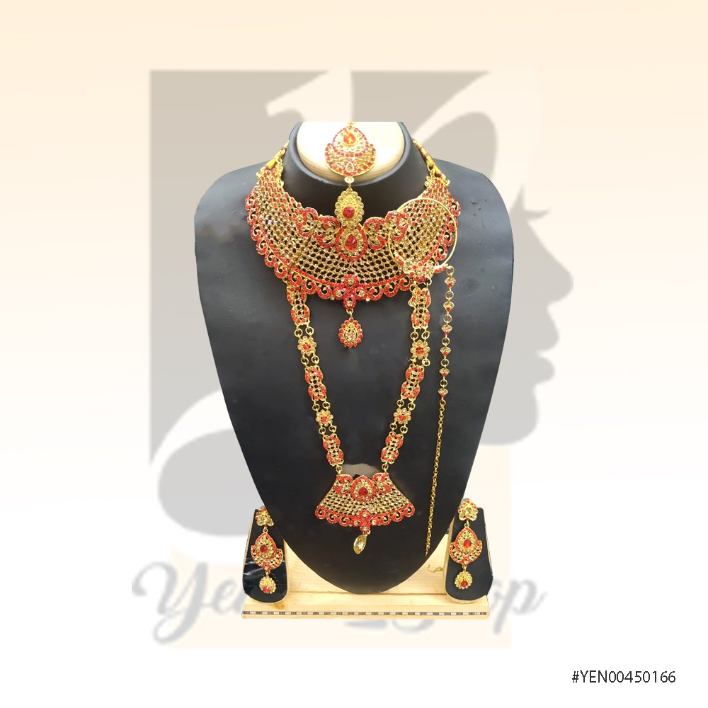 Kalung Set Lengkap Pengantin India Original