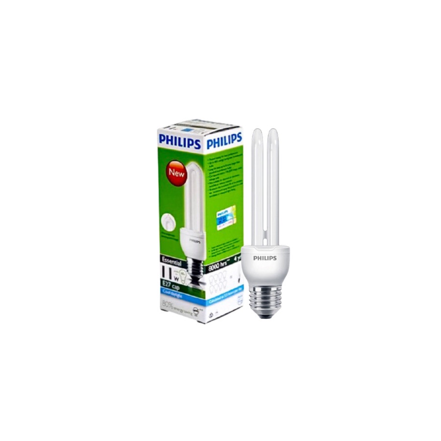 LAMPU PHILIPS ESSENTIAL 11 WATT LAMPU HEMAT ENERGI 11 WATT