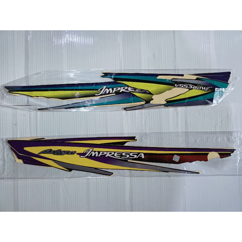 Striping Astrea grand Impressa 2001 | stiker bodi motor astrea impressa