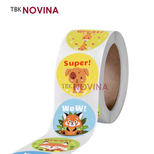 

[KODE 63] Stiker Reward Anak Label Segel 2.5cm (10pcs)