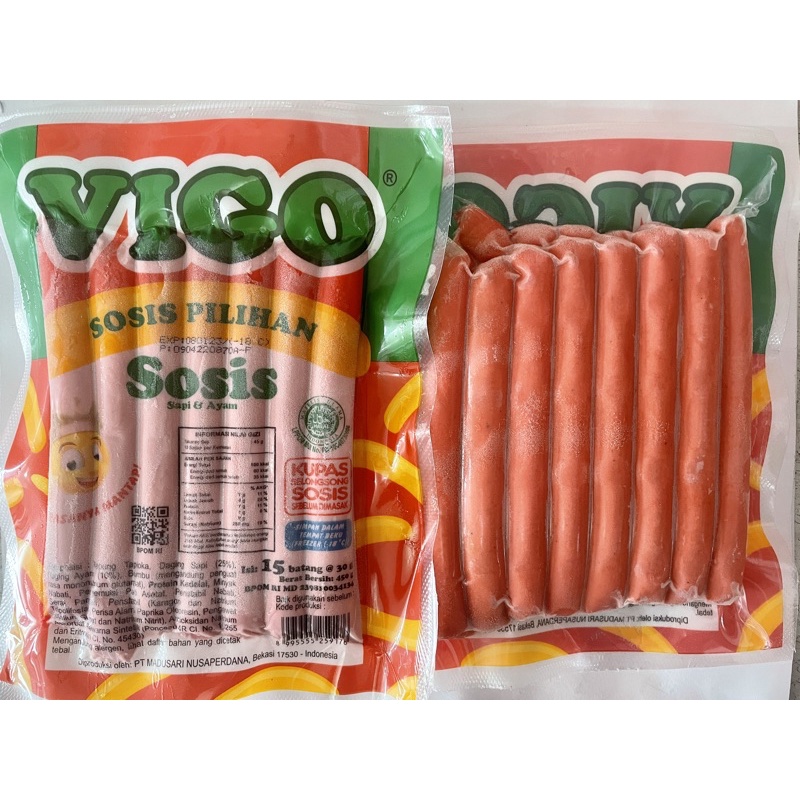 

vigo sosis sapi panjang 15pcs (450gr)