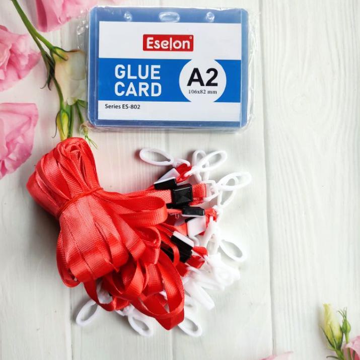 

Flash Sale ISI 20 KALUNG UJIAN DAN GLUE CARD MIKA UJIAN NAME TAG UJIAN DAN TALI