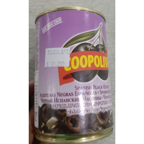 

Zaitun Potong Hitam merek Coopoliva 170gram