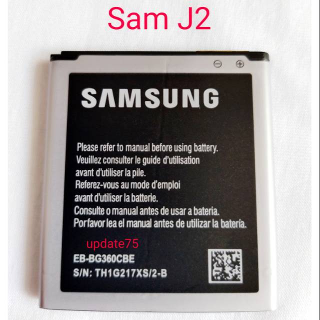 Baterai Samsung J2  J2 2015 J200 J200G BG360 BGJ200 Original