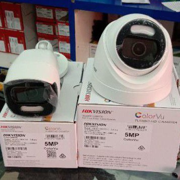 Paket cctv hikvision 5mp colorvu 16 channel dengan 16 camera l