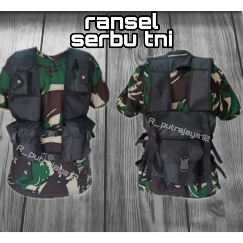 Ransel serbu TNI Ransel Serbu Ransel Tentara Ransel Army Ransel TNI