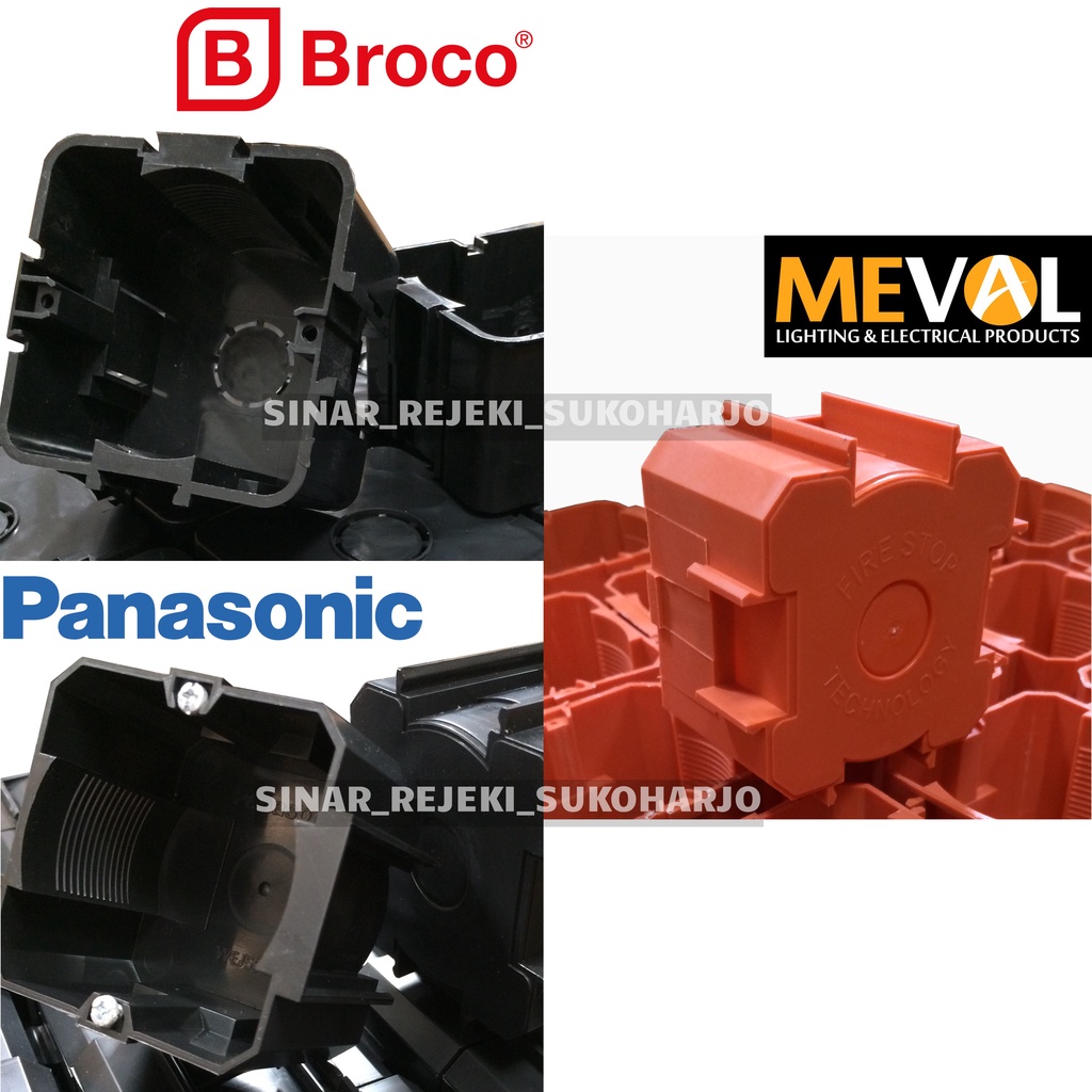 Inbow Dus Broco, Panasonic, Meval / IB Doos / Inbow Doos / IB Dus Kotak Mangkok Segi Empat Inbowdus