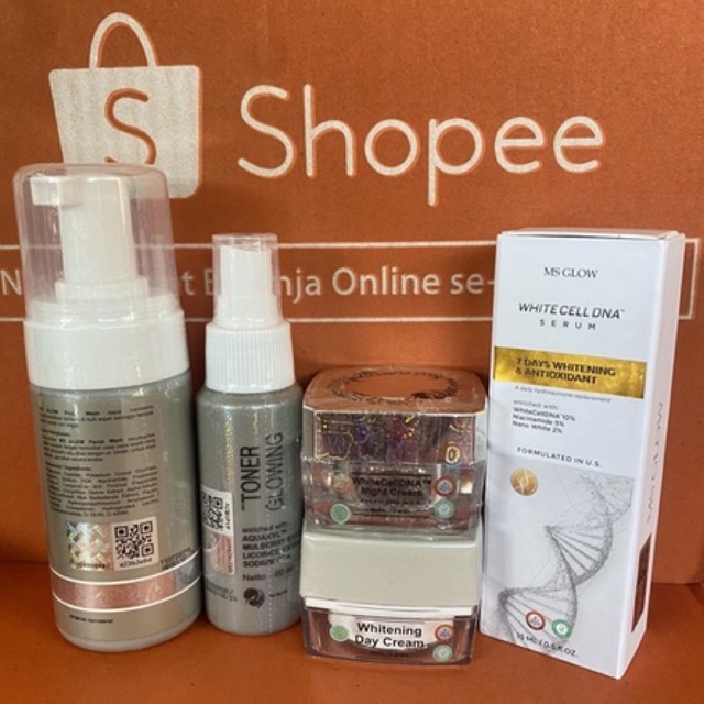 (BISA COD) CREAM MALAM WHITE CELL DNA, SERUM WHITE CELL DNA, PAKET WHITE CELL DNA DAY CREAM/ BB CREA