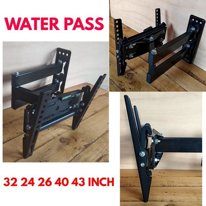 BRACKET TV SWIVEL 43 40 32 29 24 INCH WATER PASS