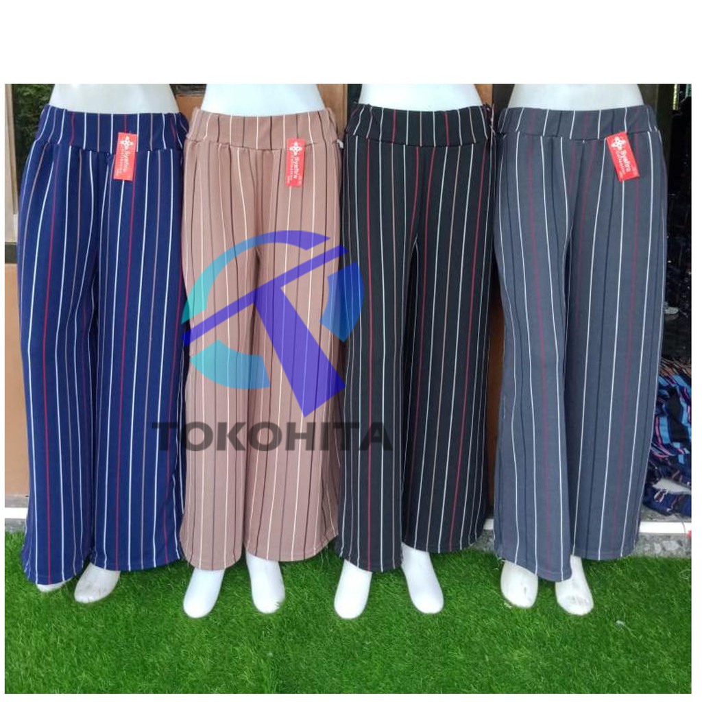 Kulot Waffel Salur Panjang Fit To XXL