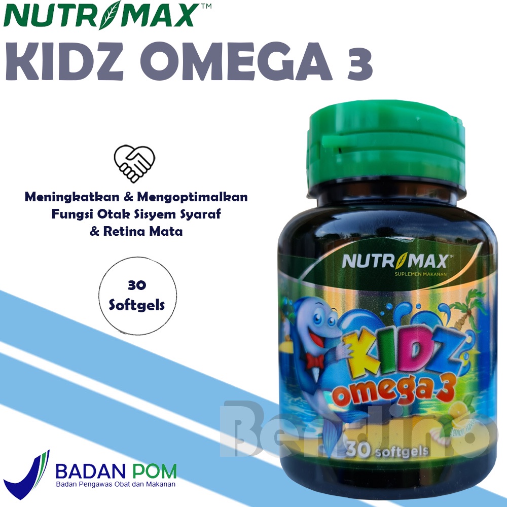 Jual Nutrimax Kidz Omega 3 30 Softgels Vitamin Omega3 Otak Anak Kids