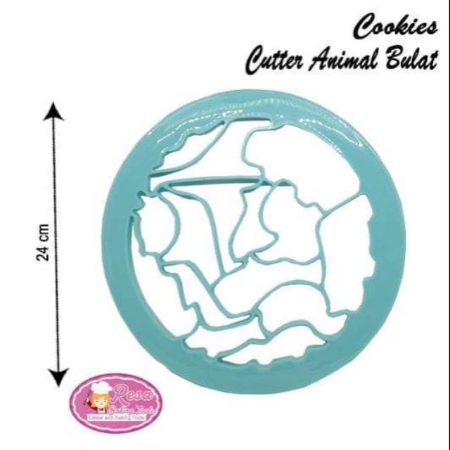 Cutter Cookies Animal Bulat