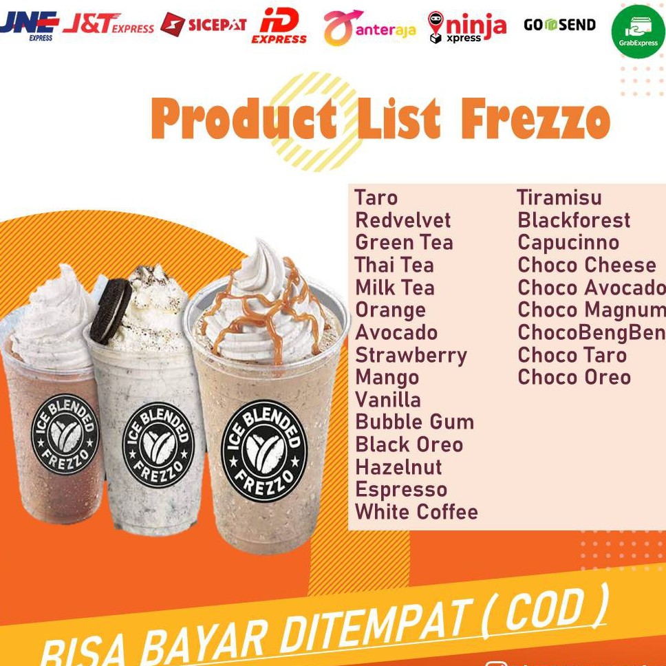 Frezzo Bubuk Minuman Rasa Permen Karet / Bubble Gum Powder Drink 1 Kg