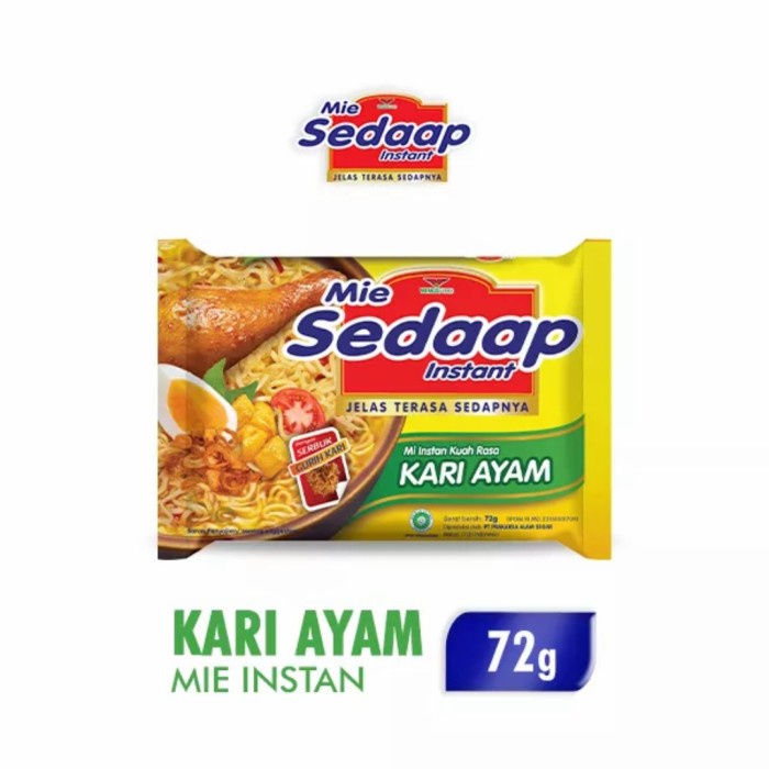 

mie sedaap sedap instan kuah rasa ayam bawang kari special - Ayam Bawang