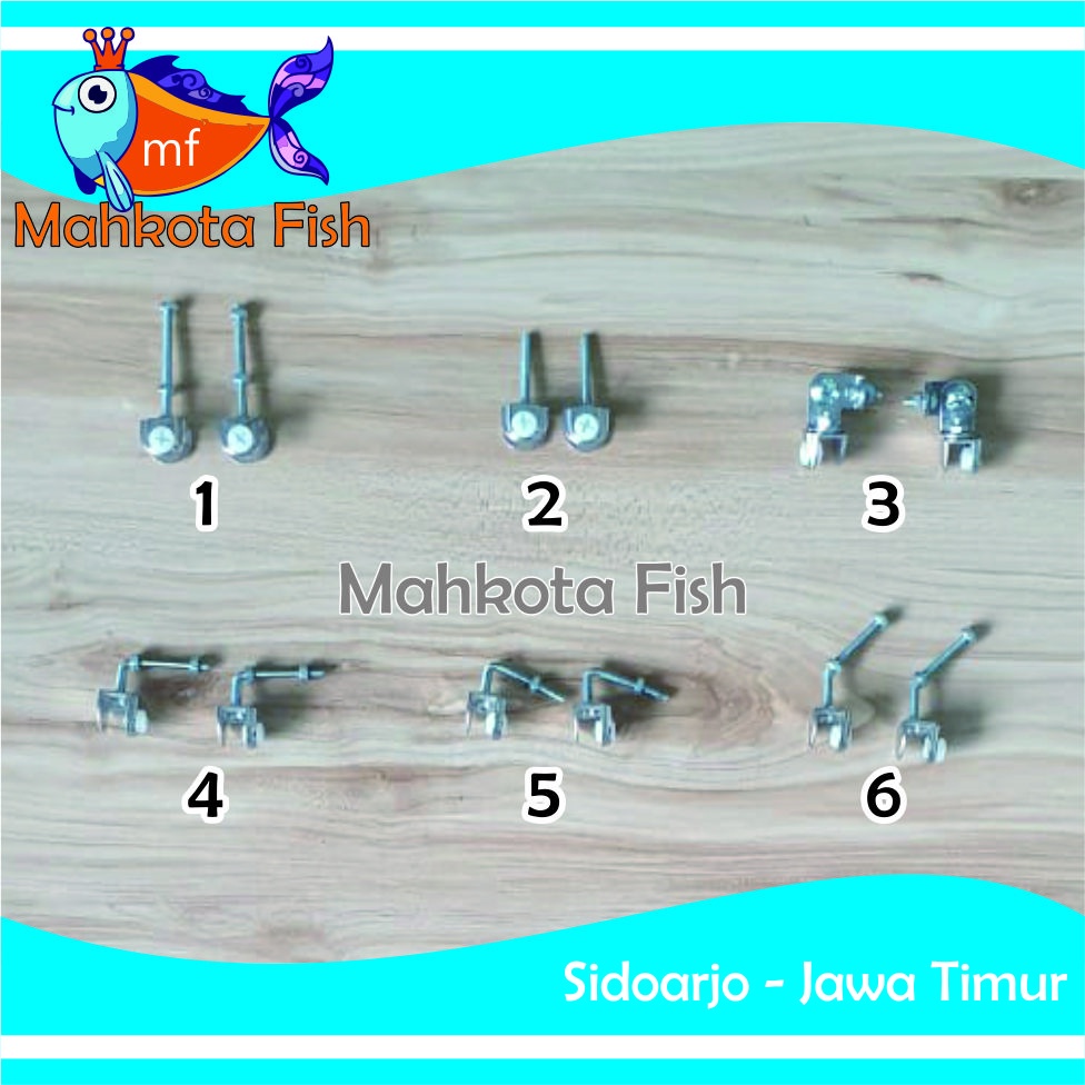 Penjepit Kipas Aquairum - Penjepit Fan Aquarium - Sandaran Kipas Aquarium - Dudukan Kipas Aquarium - Bracket Kipas Aquarium