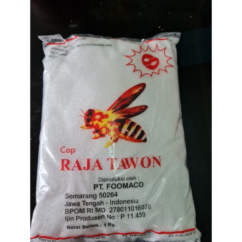 

Pemanis Buatan Natrium Siklamat cap Tawon 1000gr