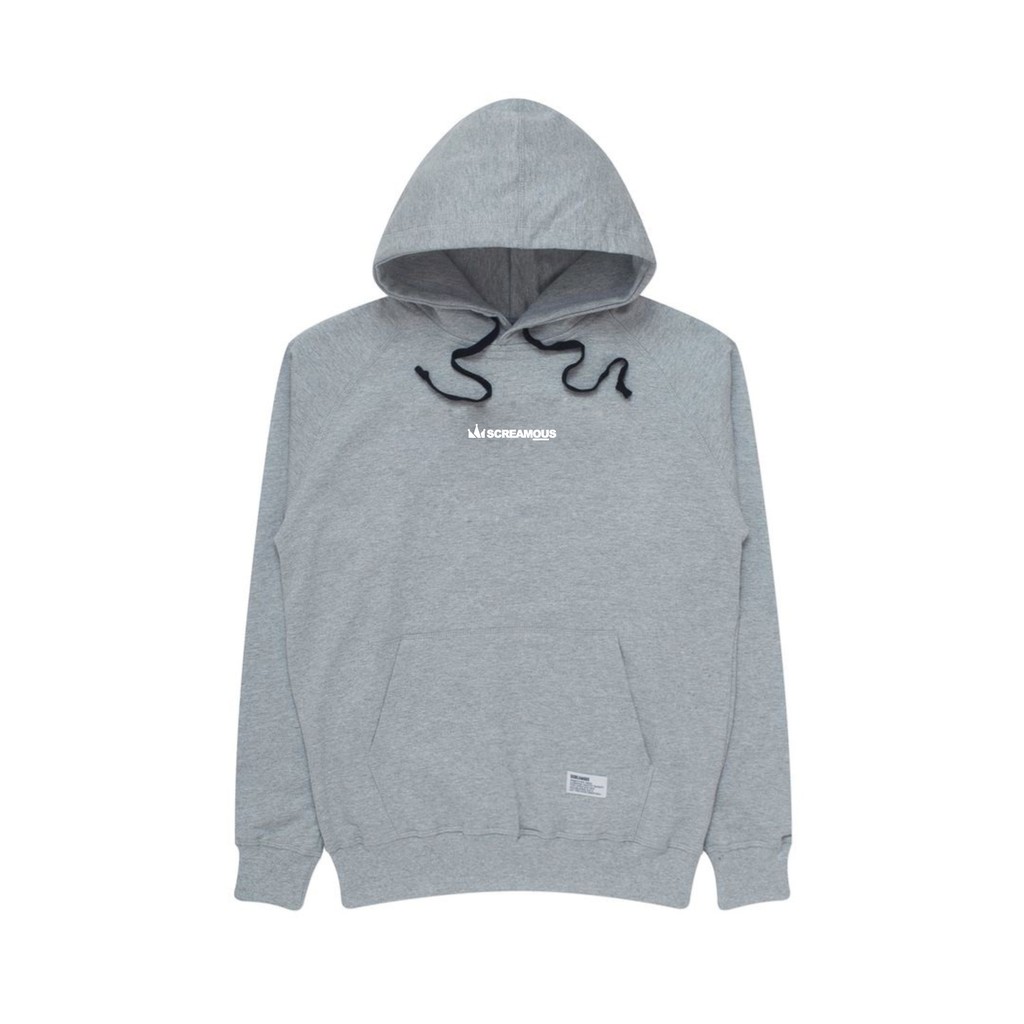 HOODIE SCREAMOUS SIGNATURE LEGEND TINY ON WHITE
