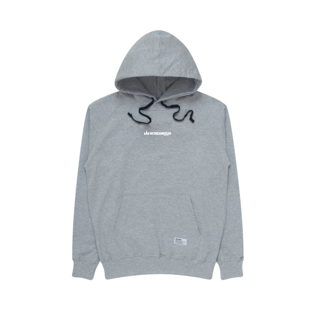 HOODIE SCREAMOUS SIGNATURE LEGEND TINY ON WHITE