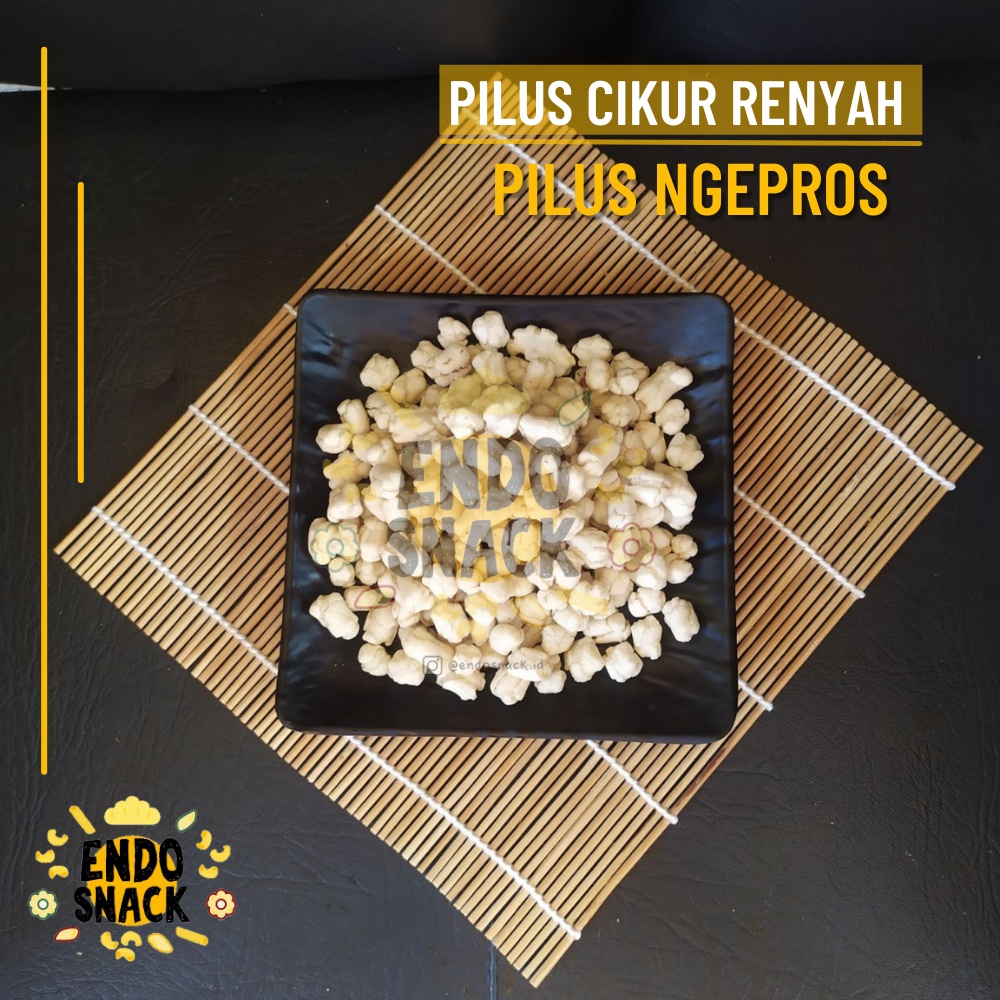 1 Kg PILUS CIKUR RENYAH tidak Keras, Empuk, Ngepros Rasa CIkur Topping Baso Aci, Cuanki