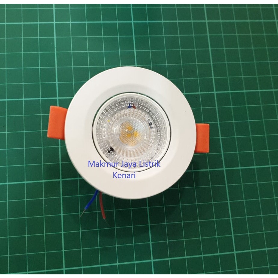 Downlight Spotlight LED/Spotlight COB 3 Watt 3w Putih 4000K Warm White