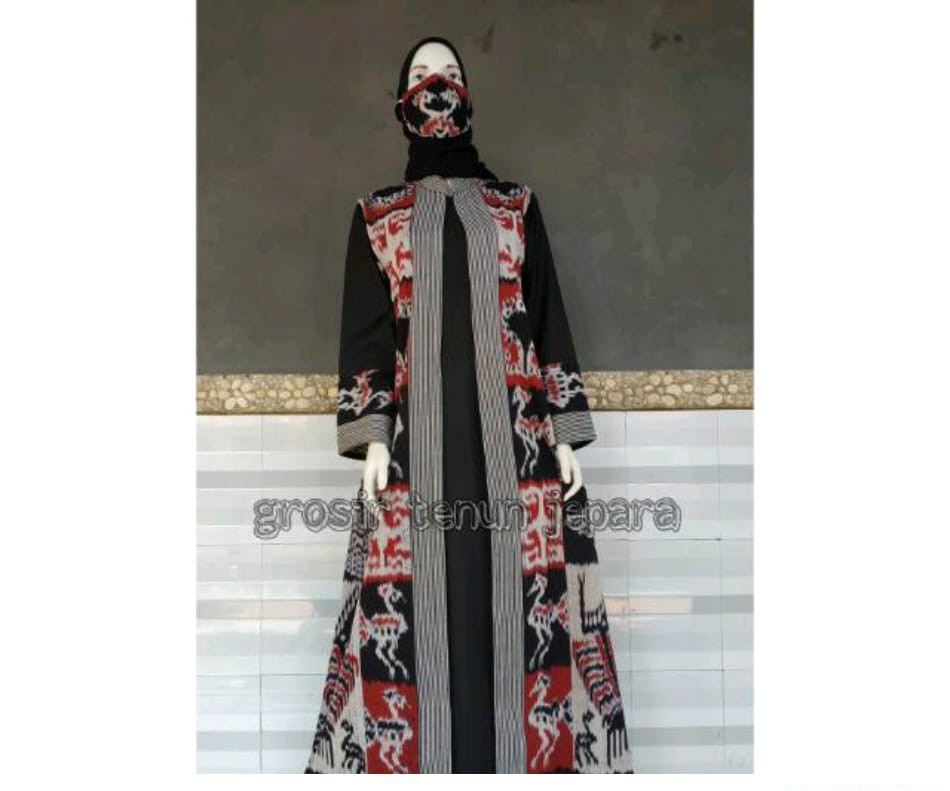 Abaya Tenun Original (super Premium)/abaya Batik)/gamis Tenun Original/gamis Premium