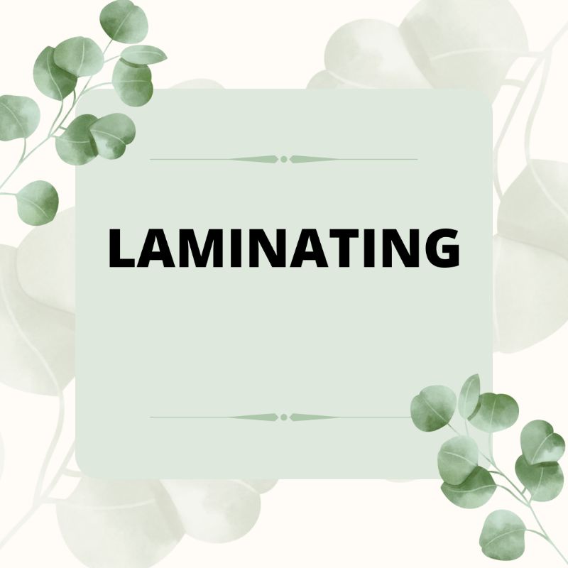 

LAMINATING A4
