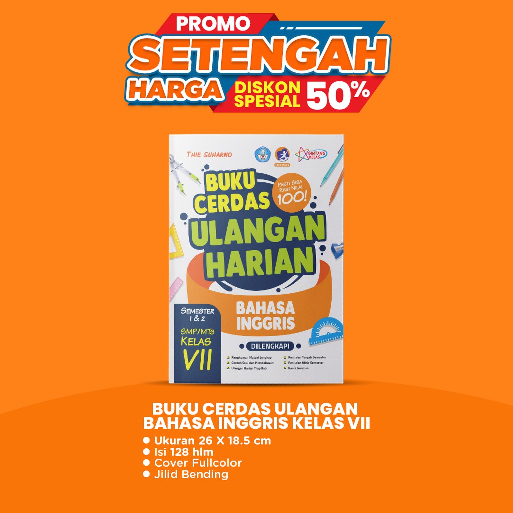 Ulangan Harian Bahasa Inggris Smp Mts Kelas 1 Shopee Indonesia