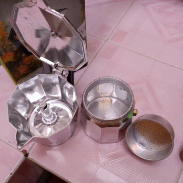 Teko Kopi Alumunium Moka Pot Aluminium 150ml Cp0150al