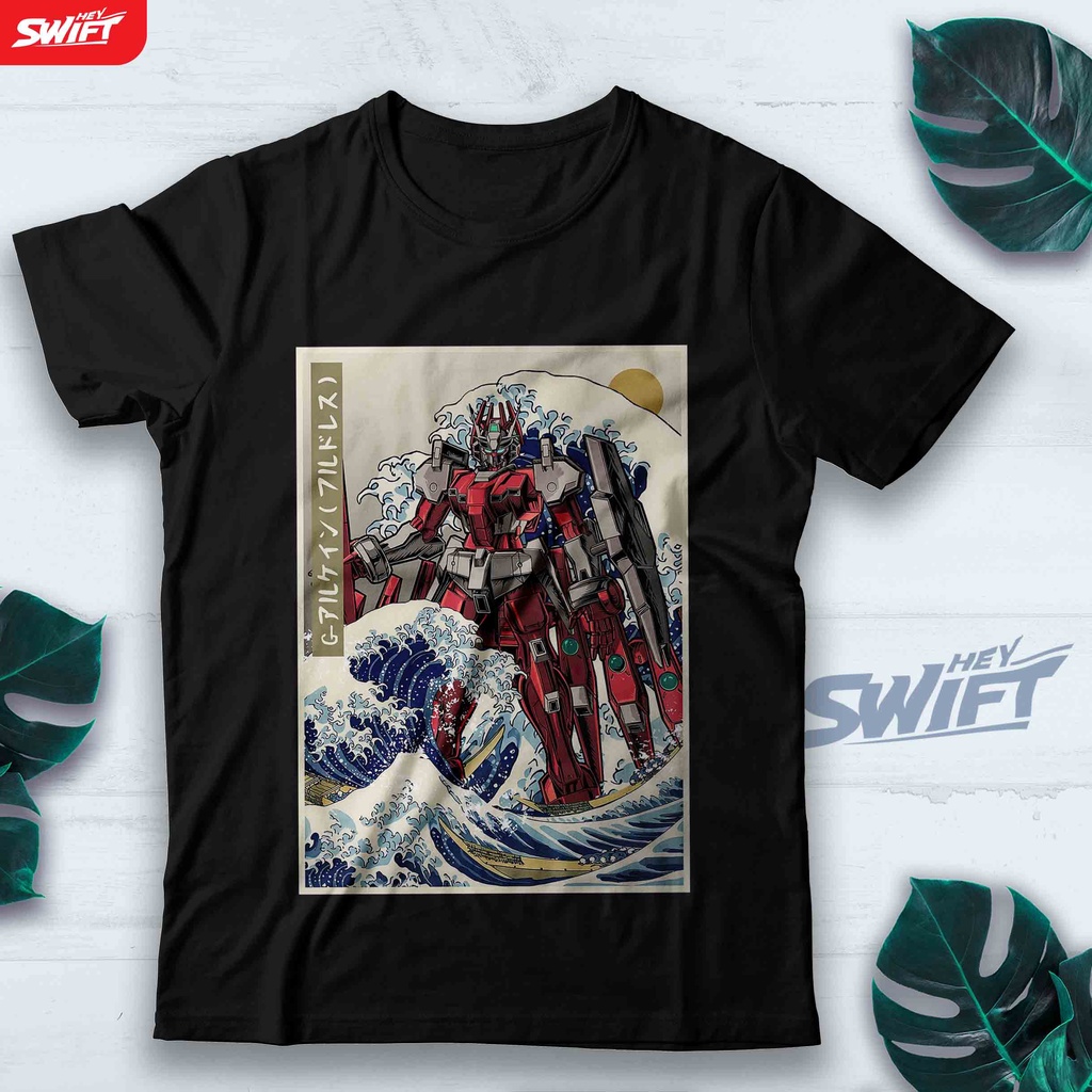 KAOS Hokusai G-Arcane Gundam TSHIRT BAJU DISTRO