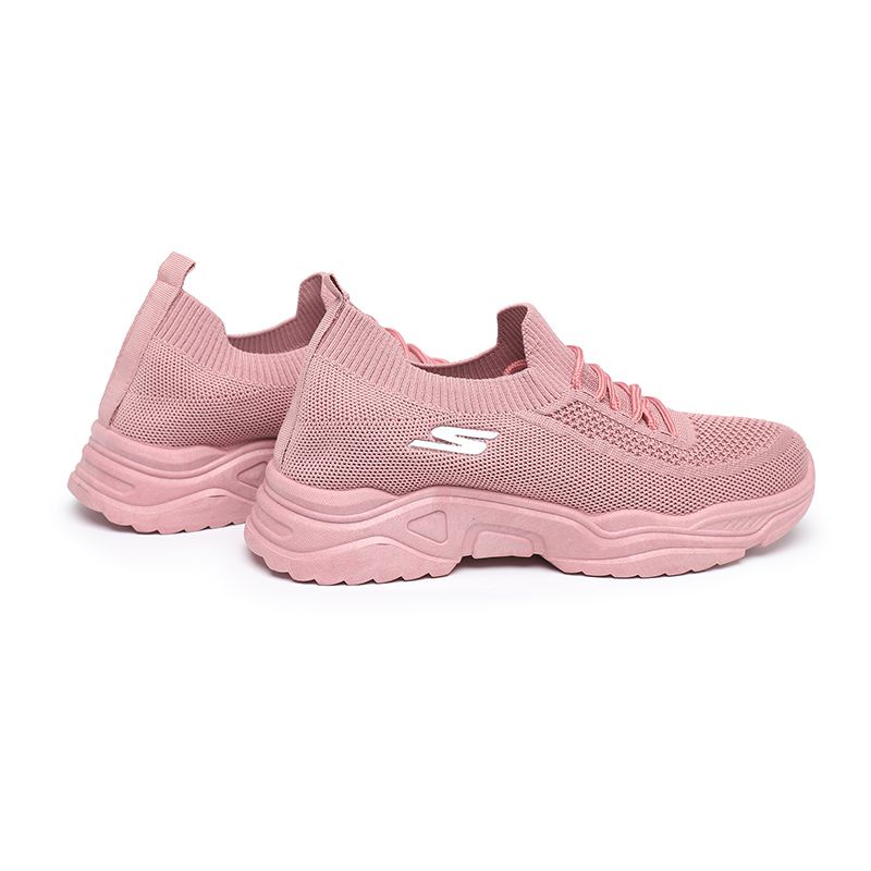 [GROSIR][COD] SEVEN_DAY SEPATU RAJUT WANITA SLIP ON SNEAKERS TANPA TALI SPORT SHOES FZ-F26 PINK