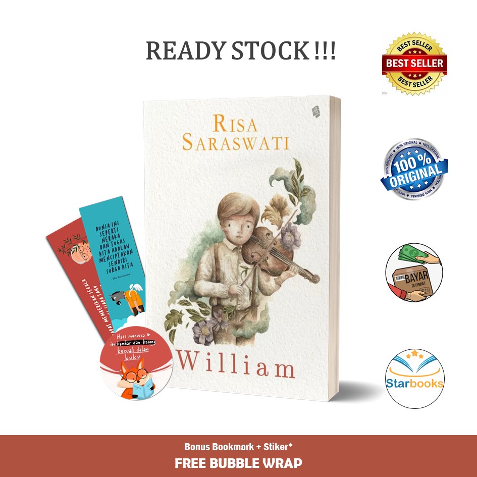 ORI BUKU WILLIAM (NOVEL) RISA SARASWATI - BUKUNE