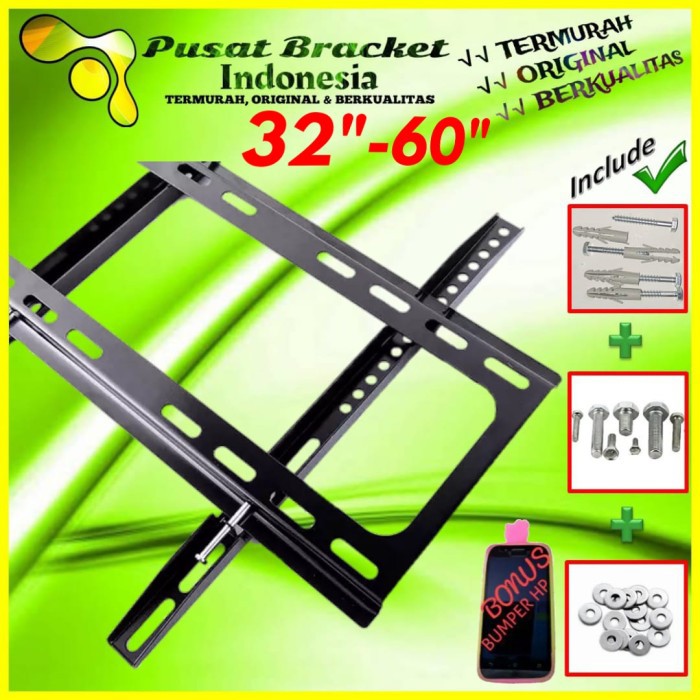 Bracket TV 32&quot; s/d 60&quot; Waterpass | IMPORT | ORIGINAL | IZ.US60.001