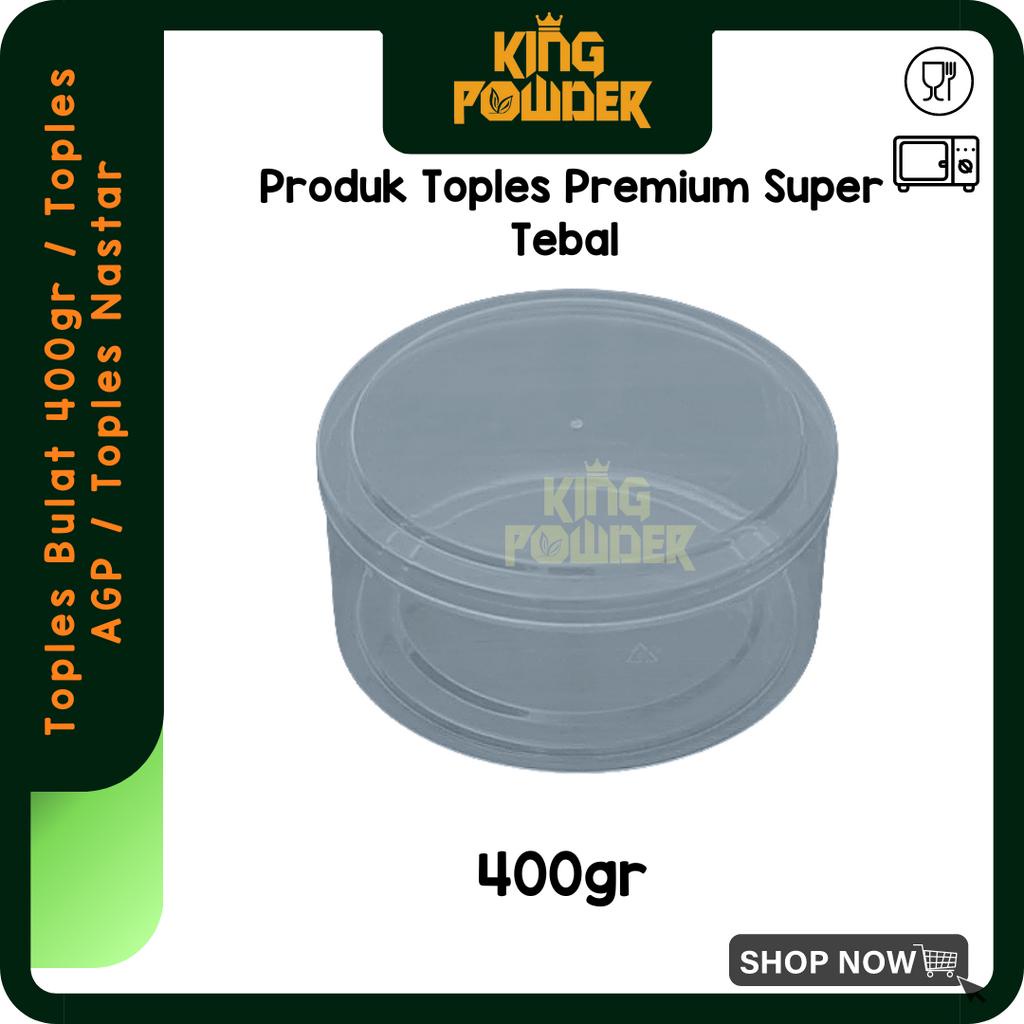 Toples Bulat 400gr / Toples Aeco / Toples Nastar / Kue Kering isi 12pcs