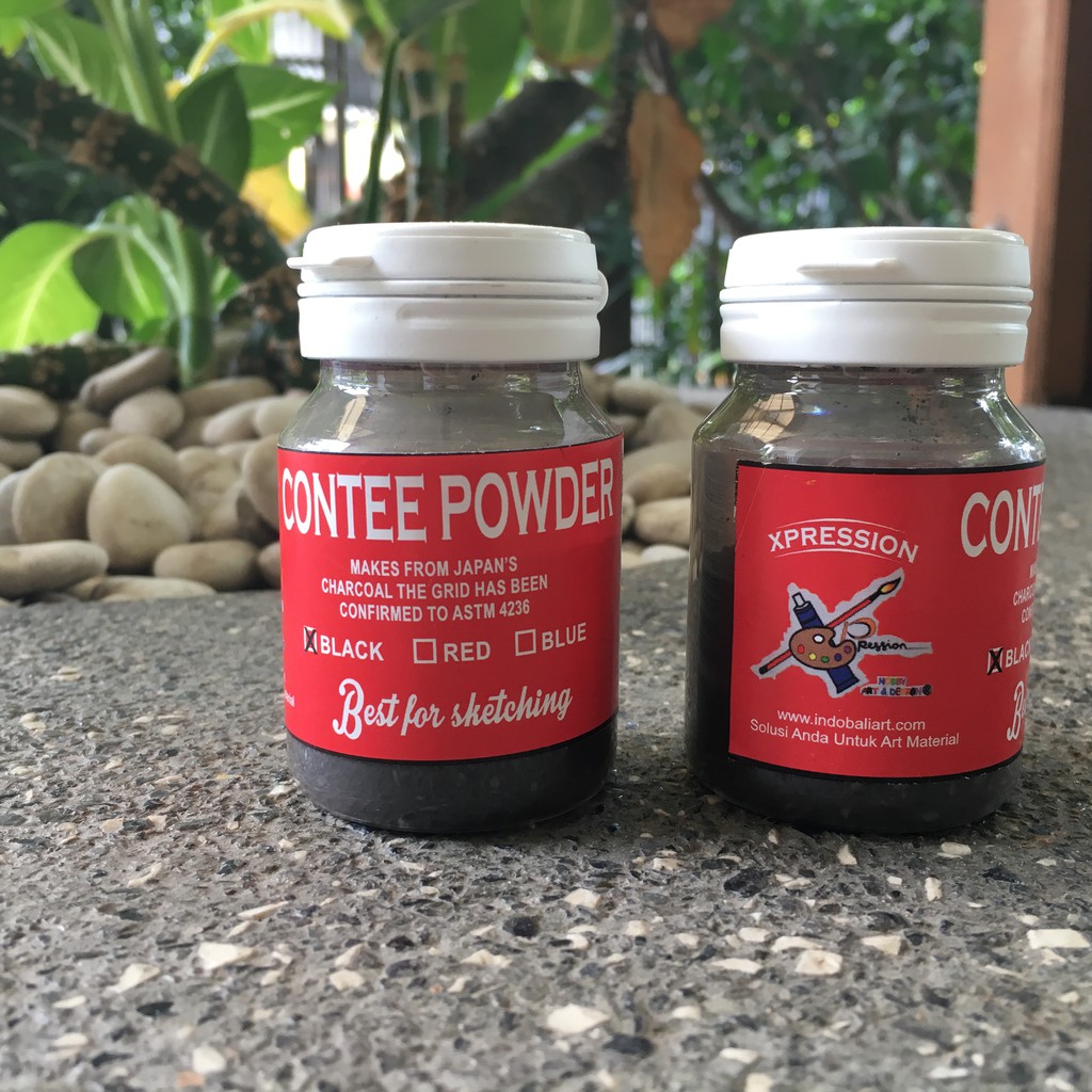 Contee Powder Konte Bubuk Bubuk arang  Bubuk sketsa  