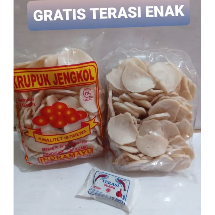 

KRUPUK JENGKOL SUPER 250Gram GRATIS TERASI KHAS CIREBON